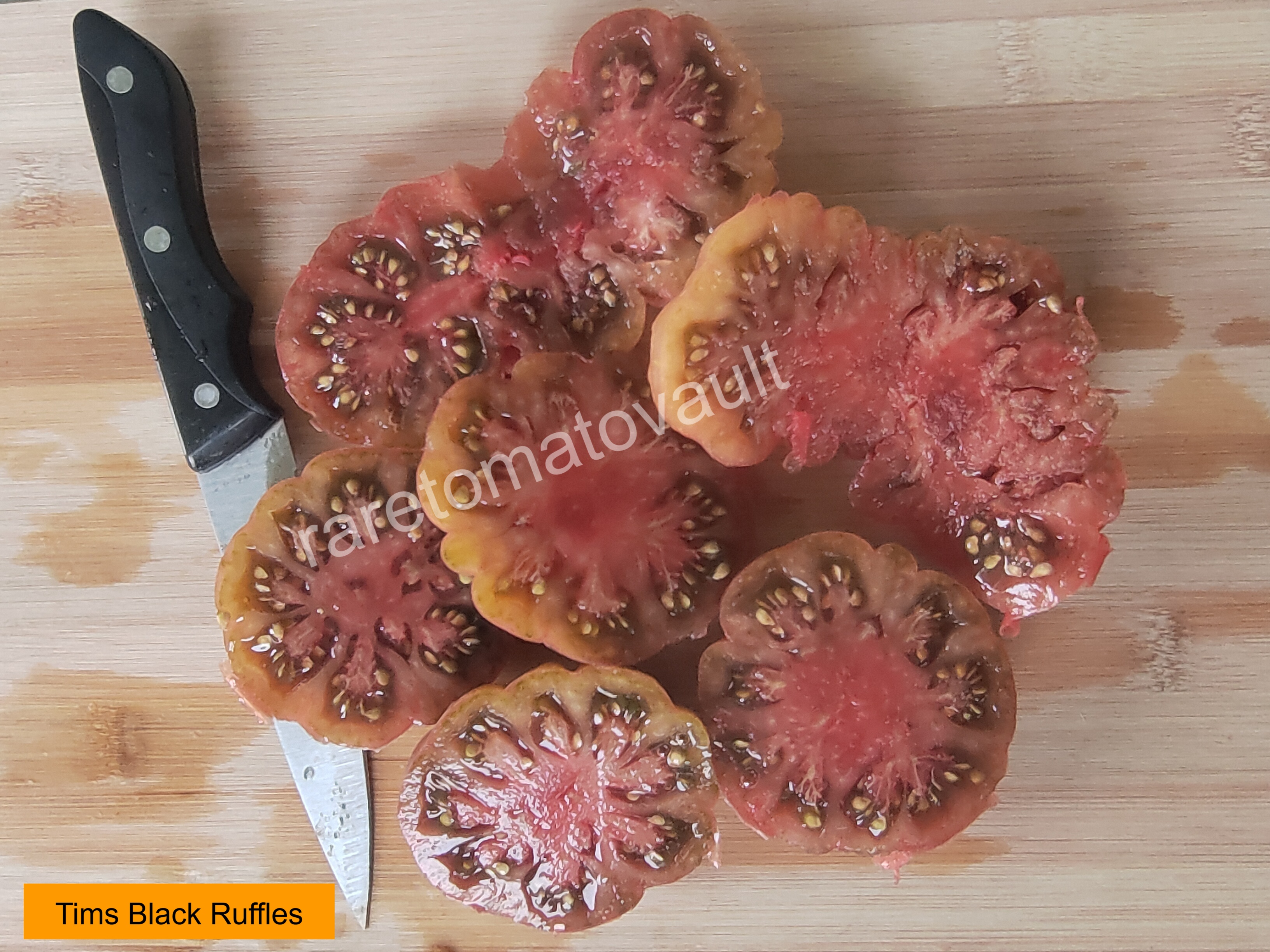 Tims Black Ruffles Tomato (USA Heirloom)