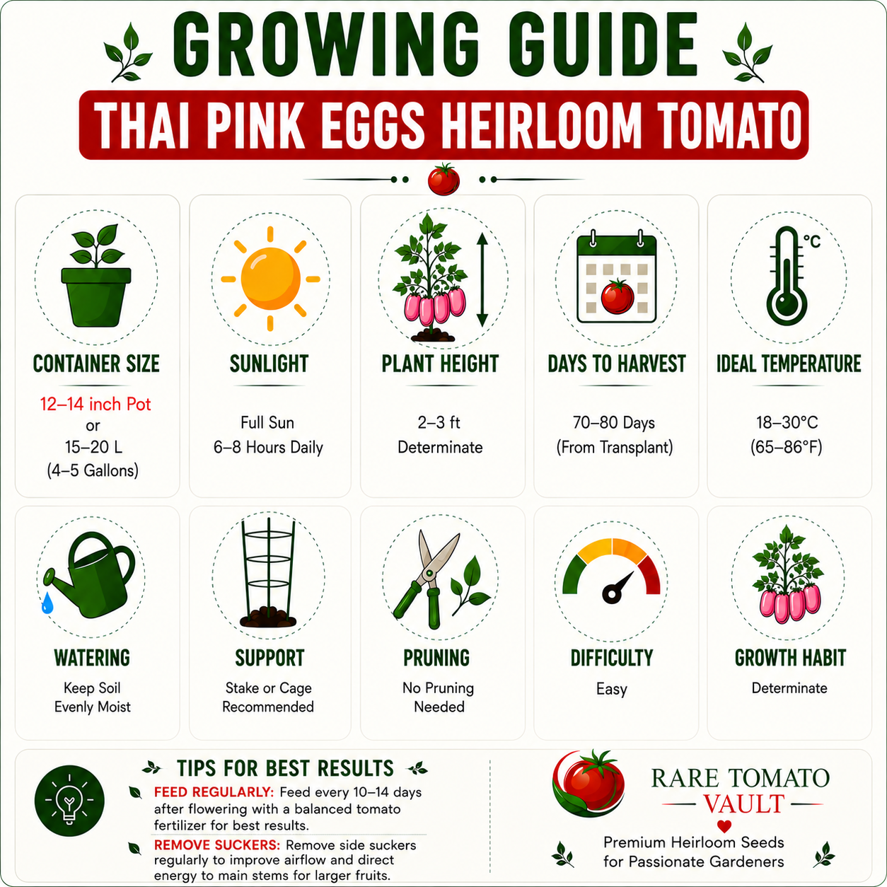 Thai Pink Eggs Heirloom Tomato